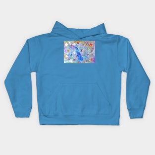 Beautiful Butterfly Peacock Kids Hoodie